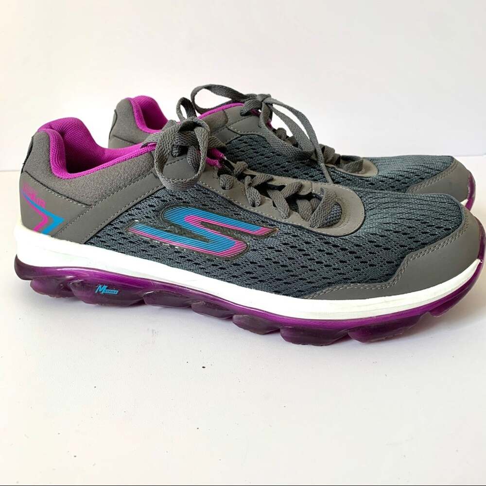 Skechers Go Air Gray Womens Sneakers 9